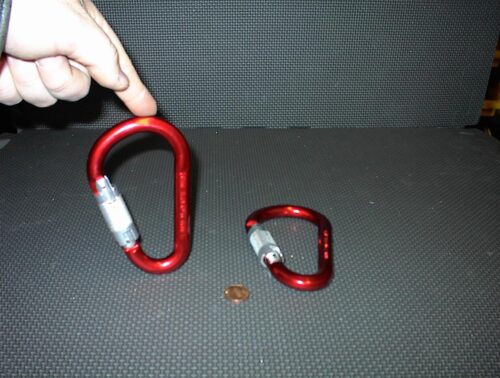 19455 - Carabiner, oval Aluminum